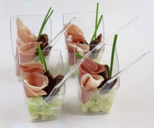 Przekąska wytrawna (Monoporcja)  zestaw I - 10 szt.